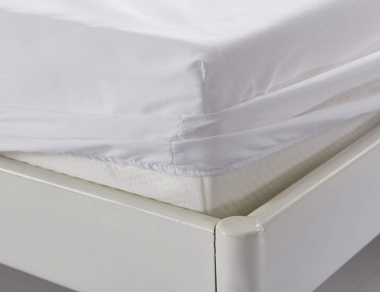 新品・未使用 HMDX HEAT HEALTH マイヤーボックスシーツ ホワイト Amazon｜ボックスシーツ セミダブル 白 やわらかい綿混 シワになり